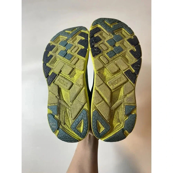 HOKA ONE ONE CLIFTON 5 MEN'S CARIBBEAN SEA/STORM BLUE Size 11 No Insoles - Picture 7 of 10